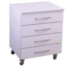 Meuble bas sur roulettes 4 tiroirs 40cm/60cm/80cm